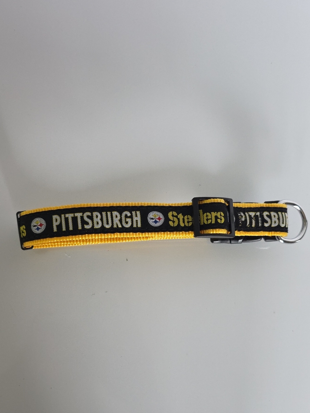 Pittsburgh Steelers Black & Yellow Dog Collar - (M-L)